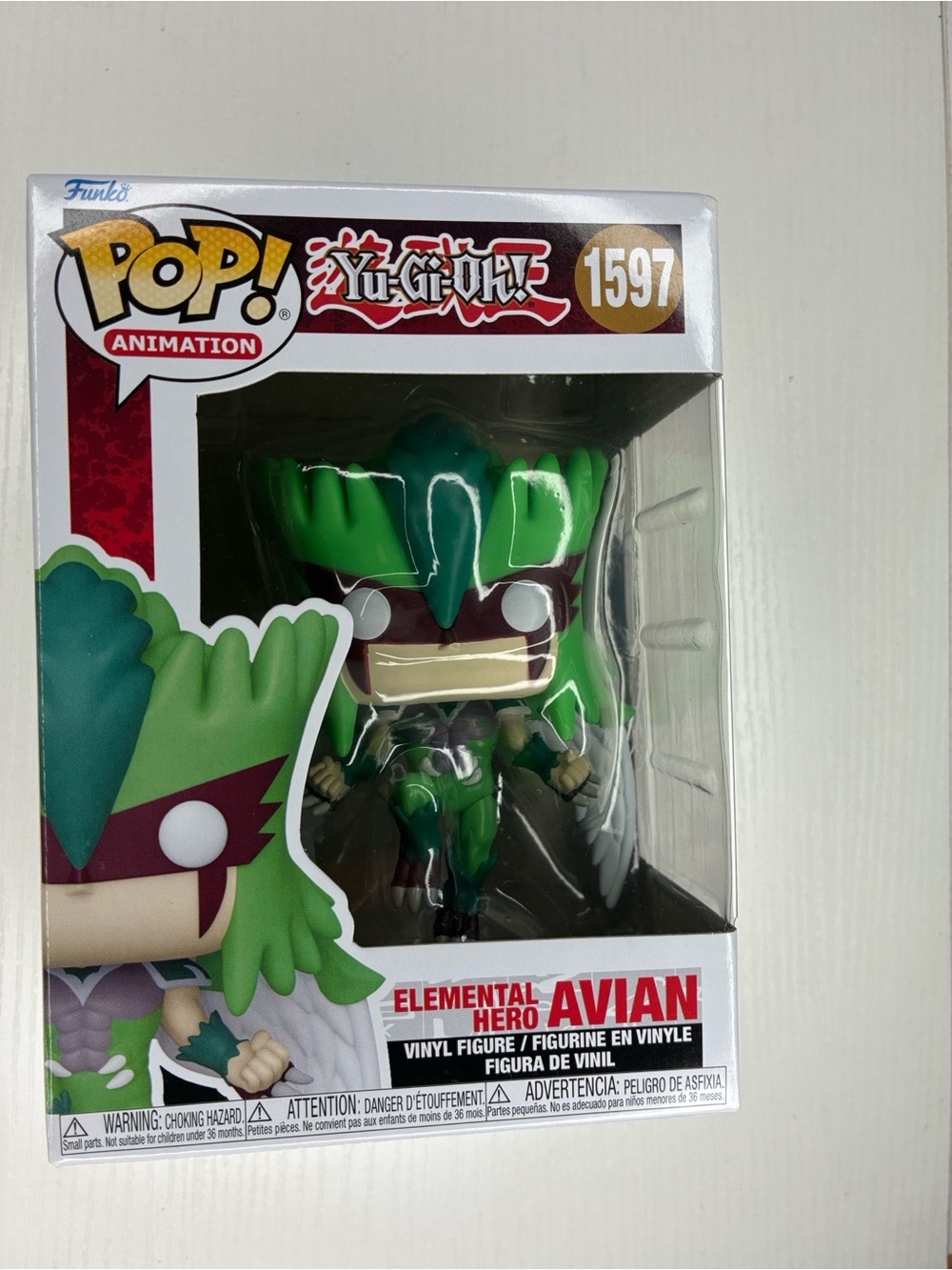 Funko Animation Yu-Gi-Oh! Elemental Hero Avian - Green Vinyl Figure